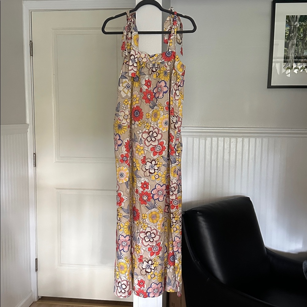 NWT Tori Richard Multicolor Floral Dress SZ: S